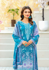 ELAYA 3 peice Breathable Azure Elegance