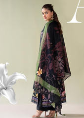 SURMAI 3 peice Midnight Floral